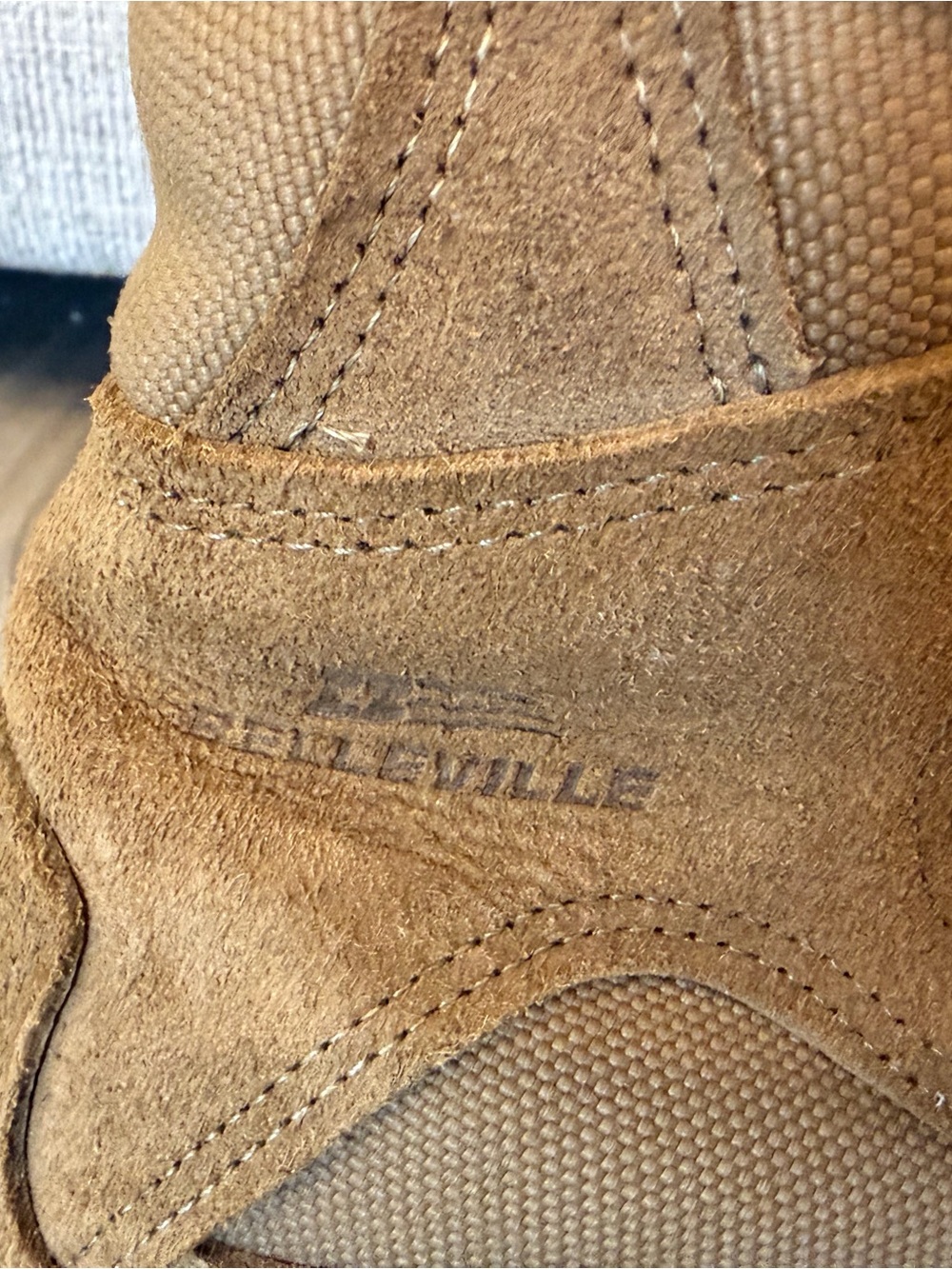 Belleville Tactical Men’s Desert Tan Combat Boots Safe to Fly - Picture 4 of 8